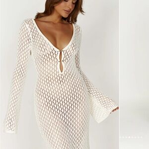 Meshki Kayleigh Crochet Fishtail Flare Sleeve (xs)